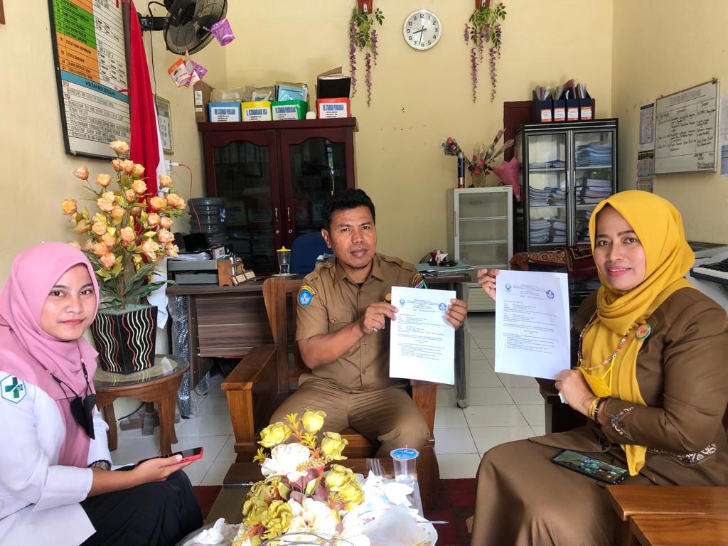 PUSKESMAS IV KOTO MUDIK Senin, 7 November 2022  MOU KTR BERSAMA SMP 2 BATANG KAPAS
