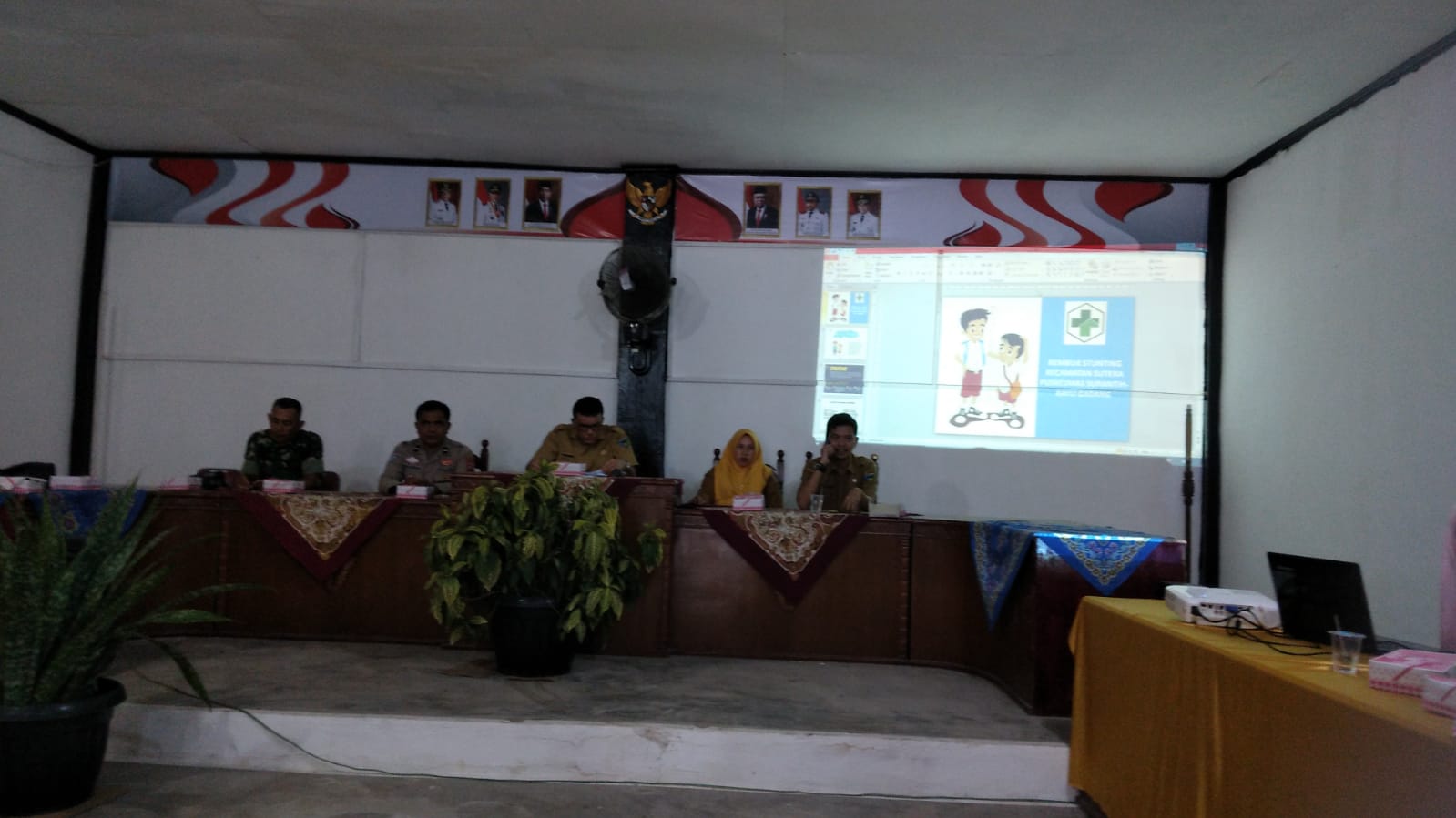 PUSKESMAS KAYU GADANG HADIRI REMBUK STUNTING TINGKAT KECAMATAN DAN PENANDATANGAN KOMITMEN PERCEPATAN