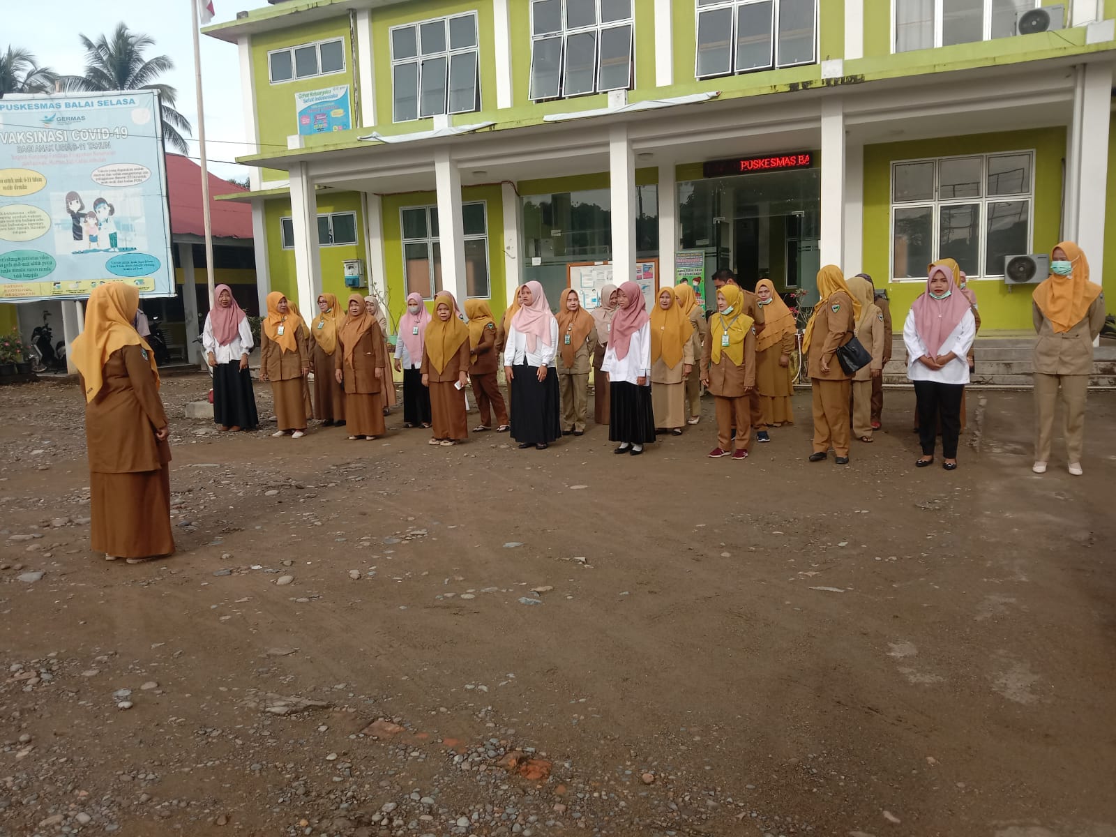 APEL PAGI SEBAGAI SARANA INFORMASI TERBARU PUSKESMAS BALAI SELASA