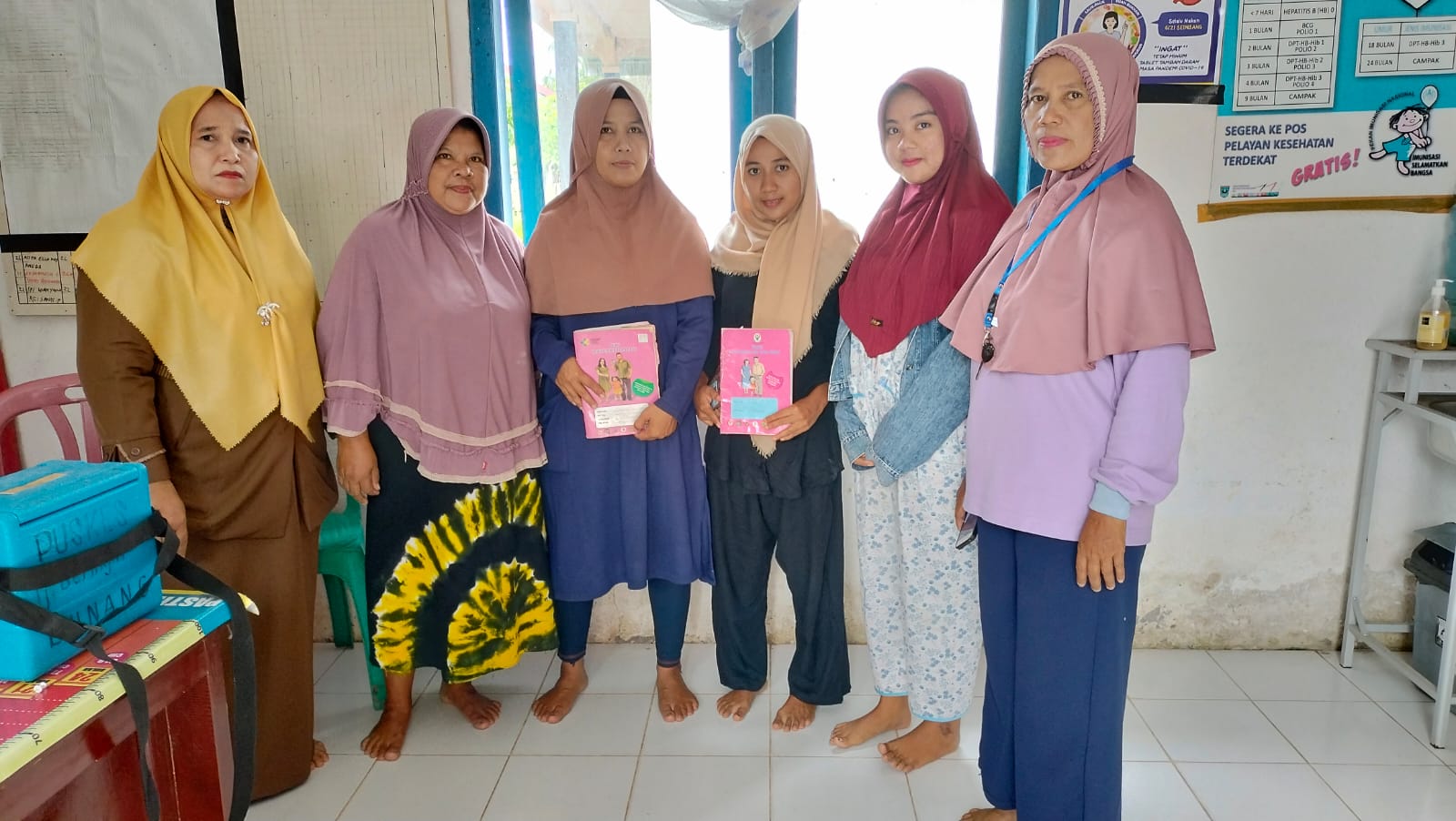 Puskesmas Air Haji 08 November 2022 Melaksanakan Posyandu di Posyandu Flamboyan 2 Lb Tanjak 