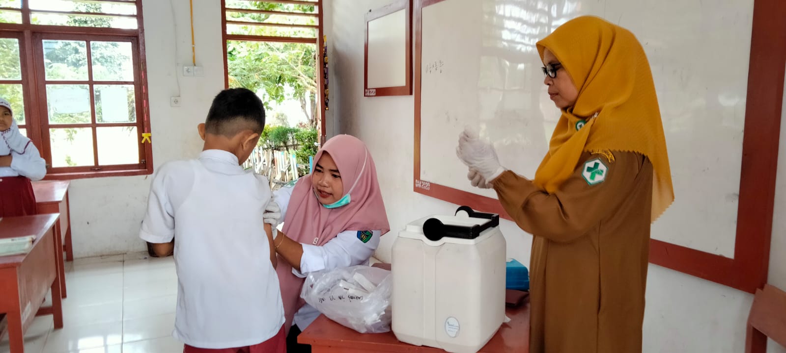 Kegiatan BIAS DT dan Td di Sekolah Dasar/Mis sederajat di wilker Puskesmas Balai selasa.