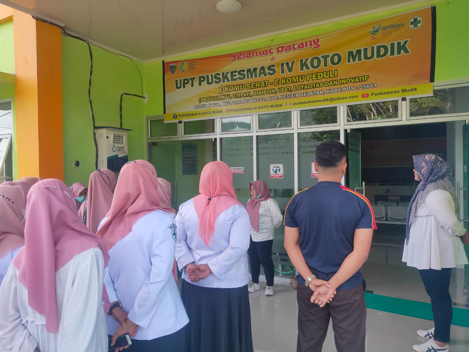 Rabu, 9 November 2022  APEL PAGI PUSKESMAS IV KOTO MUDIK