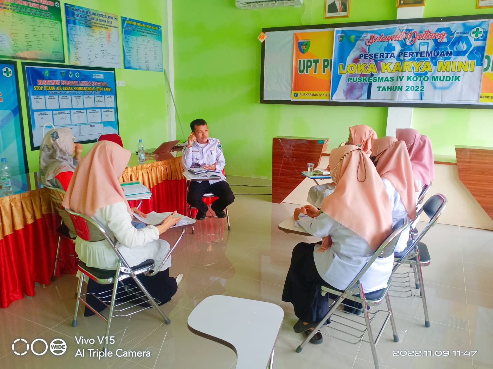 PUSKESMAS IV KOTO MUDIK Rabu, 9 November 2022 PENDAMPINGAN RE AKREDITASI