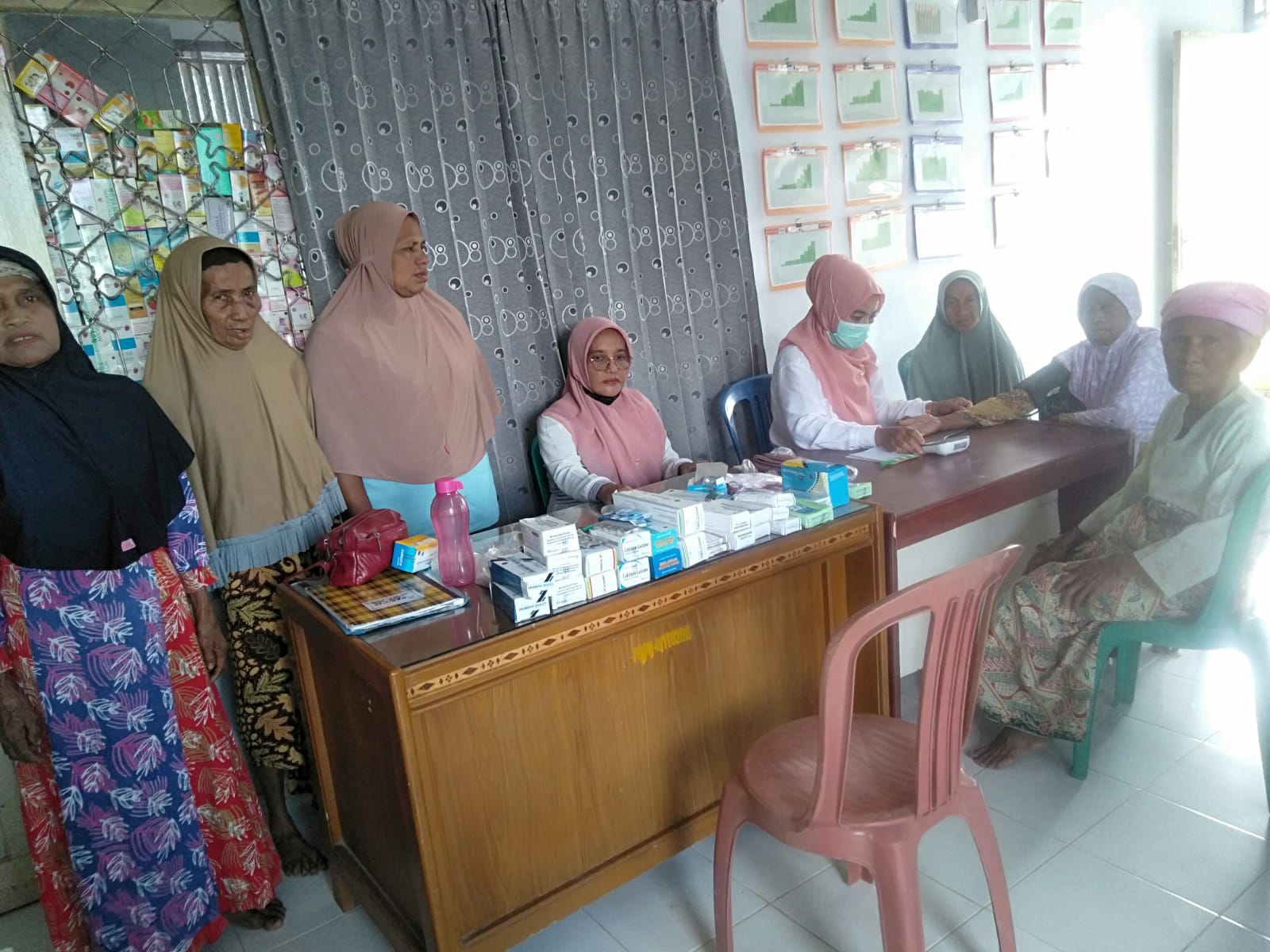 Pelayanan Di Posyandu Lansia Puskesmas Air Haji ,Rabu, 09 November  2022