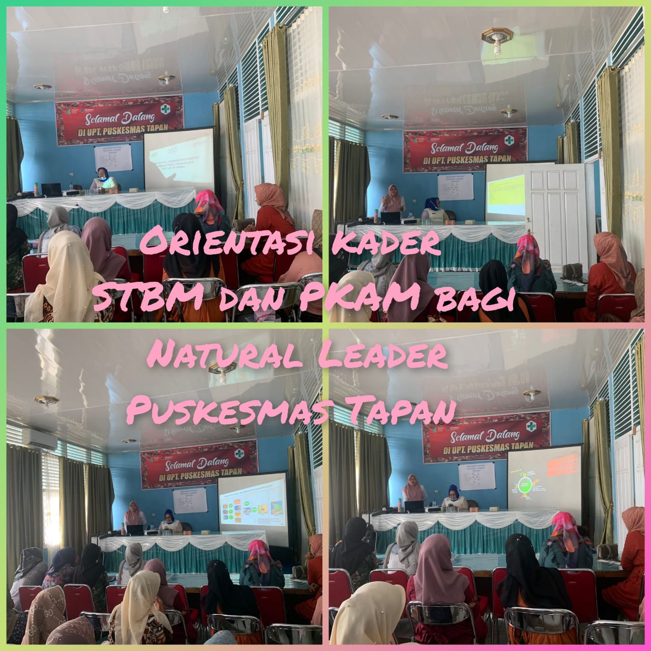 Puskesmas Tapan Orientasi STBM  (Sanitasi Total Berbasis Masyarakat) dan  PKAM (pengawasan Kualitas 