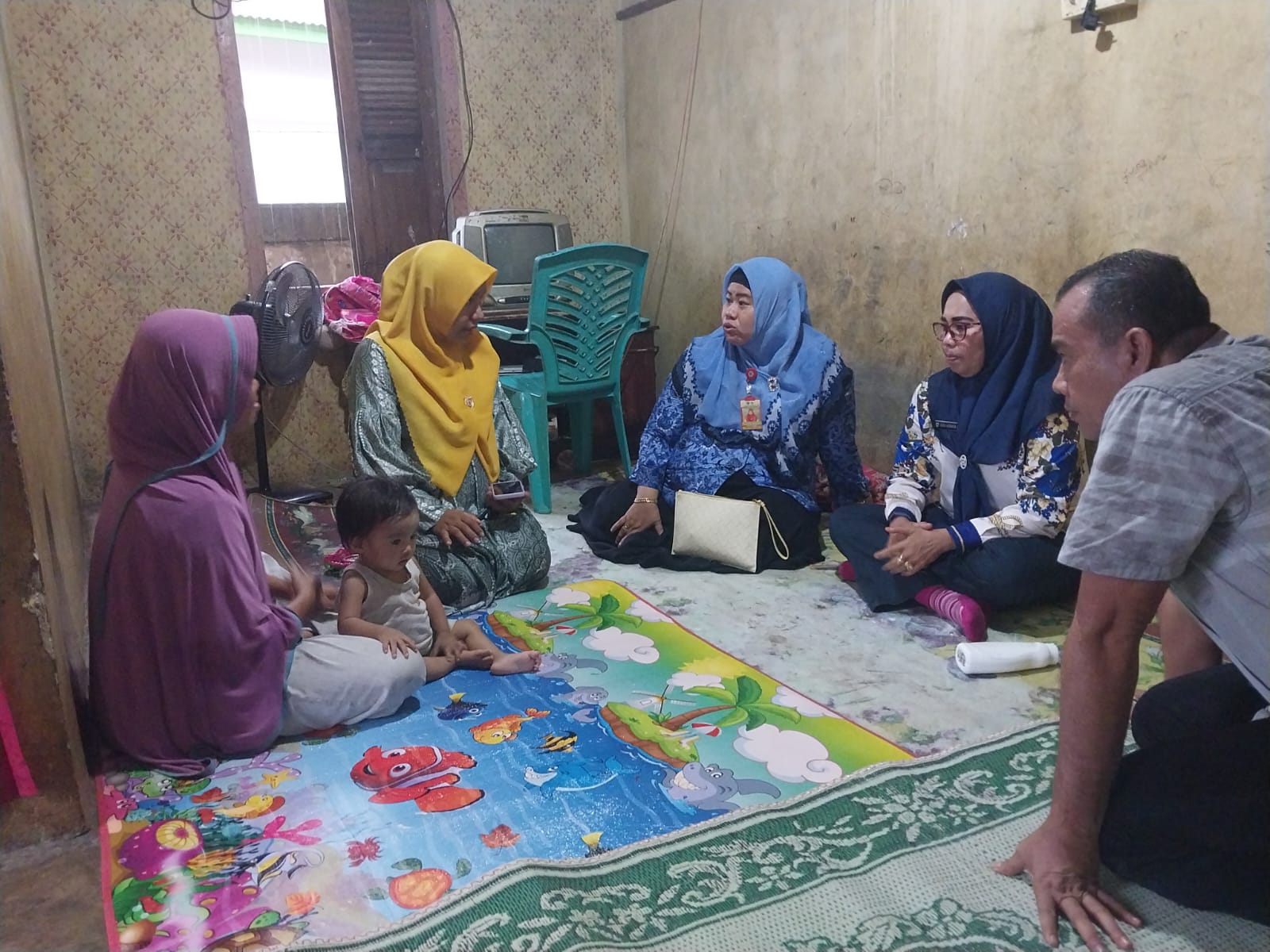 Kunjungan rumah pada anak balita dengan Stunting diwilayah kerja *PUSKESMAS TANJUNG MAKMUR*  bersama