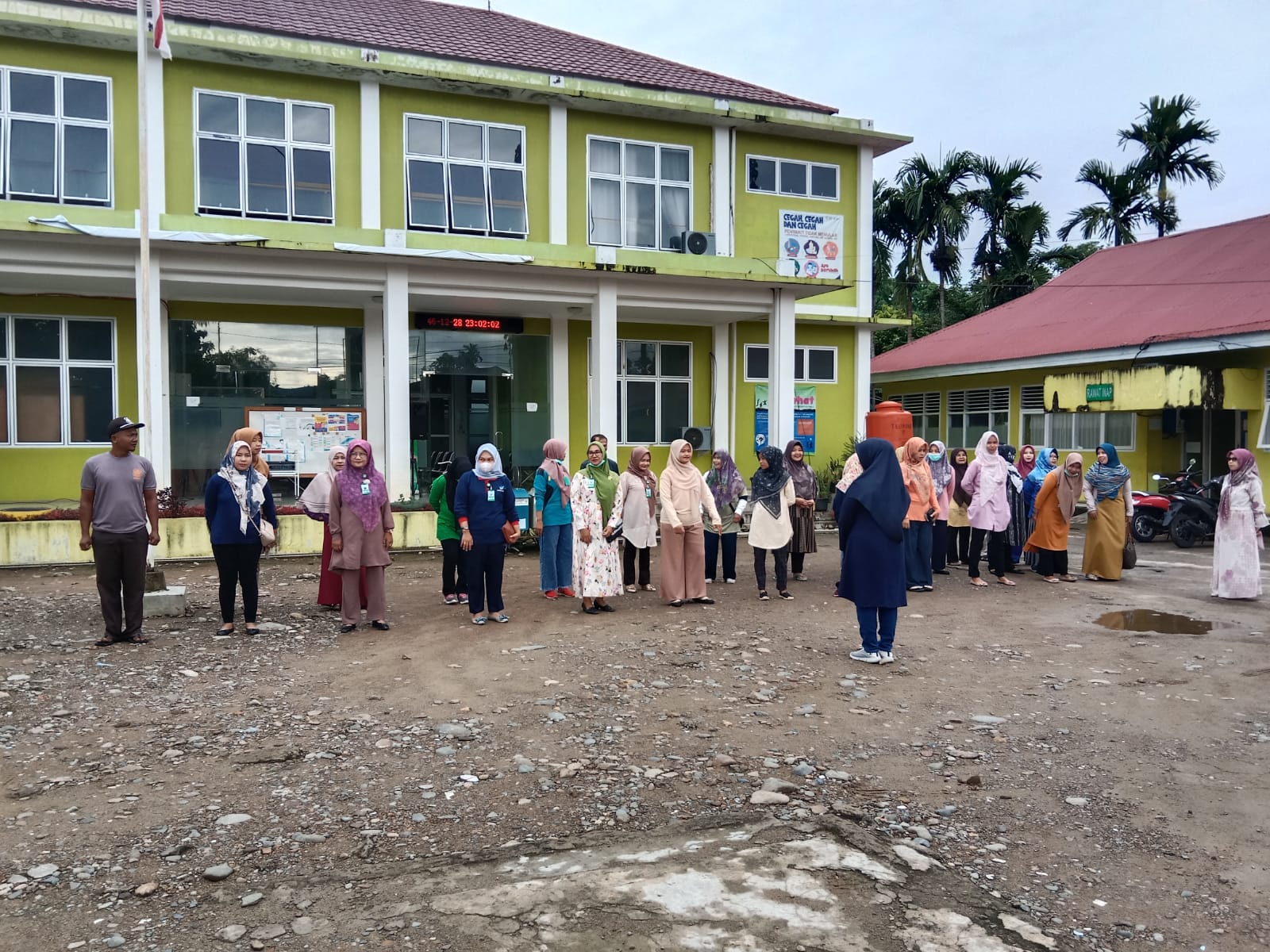 APEL PAGI SEBAGAI SARANA INFORMASI TERBARU PUSKESMAS BALAI SELASA
