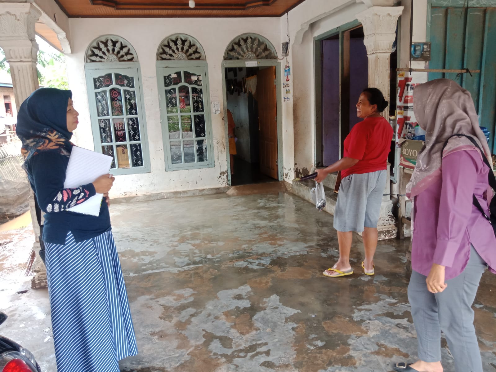 PEMANTAUAN BENCANA BANJIR DI KAMPUNG KOTO BARU NAGARI KAMBANG DAN KAMPUNG LUBUK SARIK  NAGARI KAMBAN