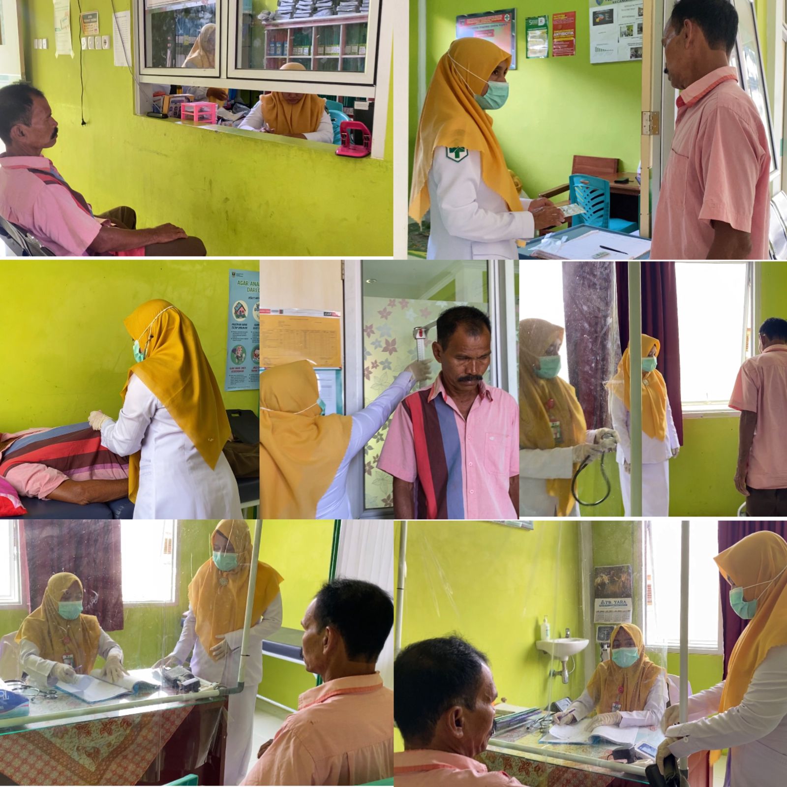 Puskesmas Tanjung Makmur Kecamatan Silaut, melaksanakan pemeriksaan intensif pada Bumil Resti Hipert