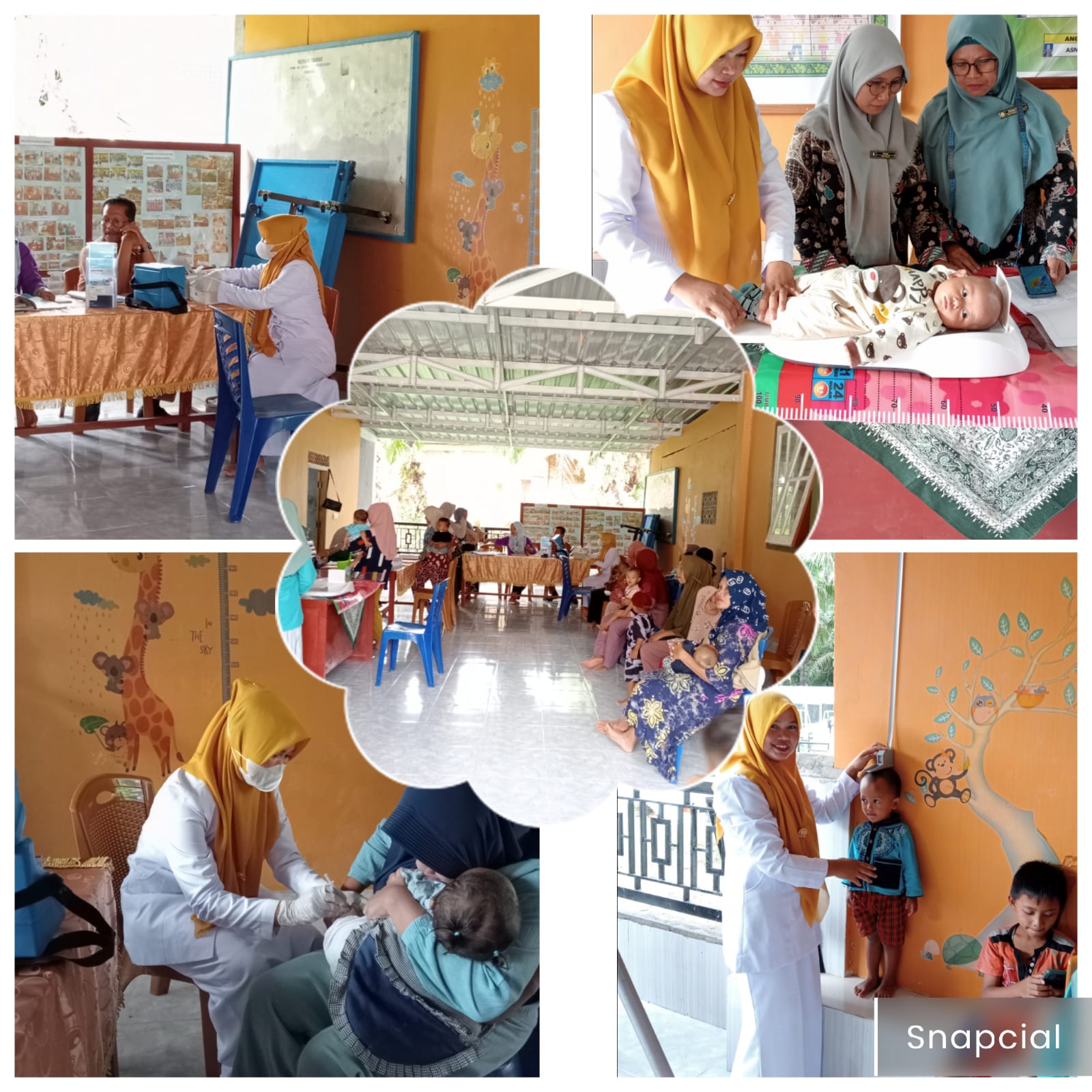 PUSKESMAS TANJUNG MAKMUR  Pelaksanaan Posyandu di Nagari Durian Seribu oleh Bidan Desa 