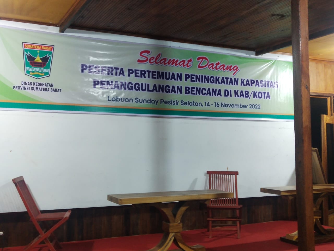 PUSKESMAS IV KOTO MUDIK IKUTI PERTEMUAN   PENINGKATAN KAPASITAS PENANGGULANGAN BENCANA SUMATERA BARA