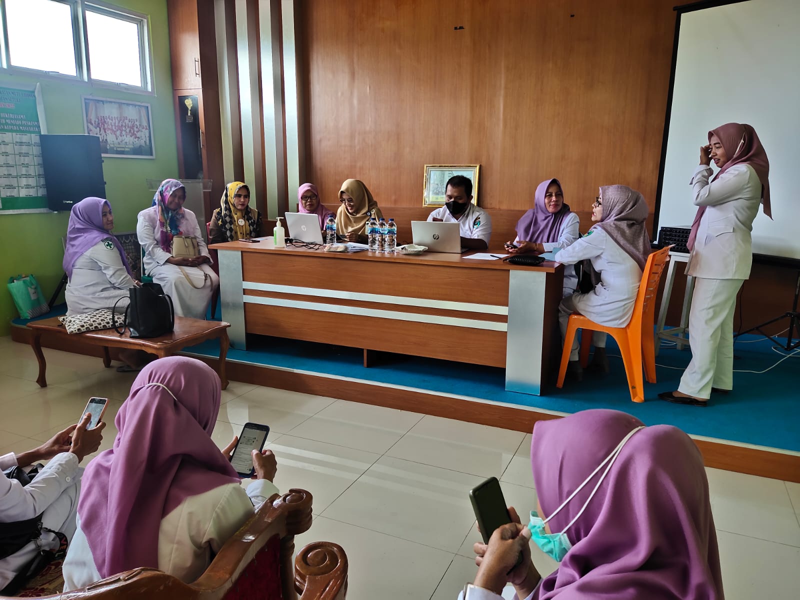 PEMBUATAN TTD ELEKTRIK BERSAMA KEMINFO*   di puskesmas surantih 
