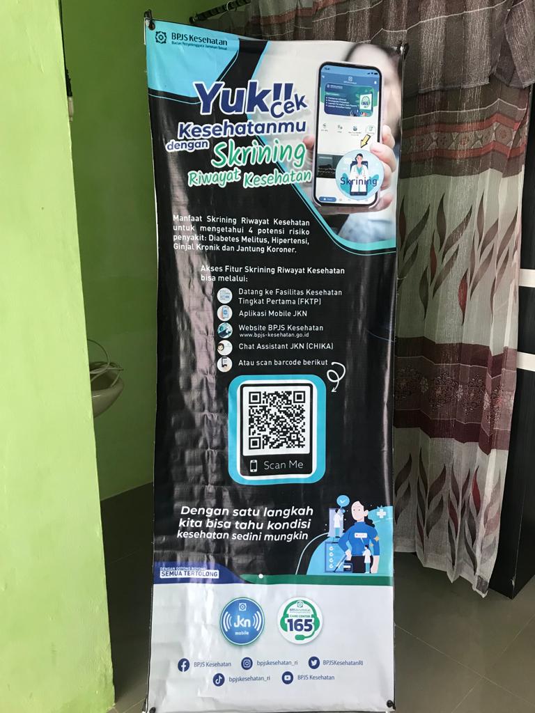 PUSKESMAS IV KOTO MUDIK SOSIALISASIKAN  SKRENING KESEHATAN BAGI PESERTA  JKN 