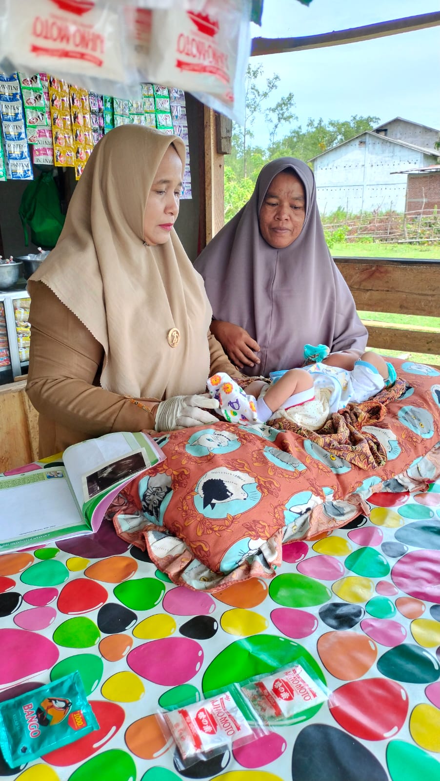 Puskesmas Air Haji Selasa 15 November 2022 Kunjungan Neonatus di daerah binaan Poskesri Lb Tanjak