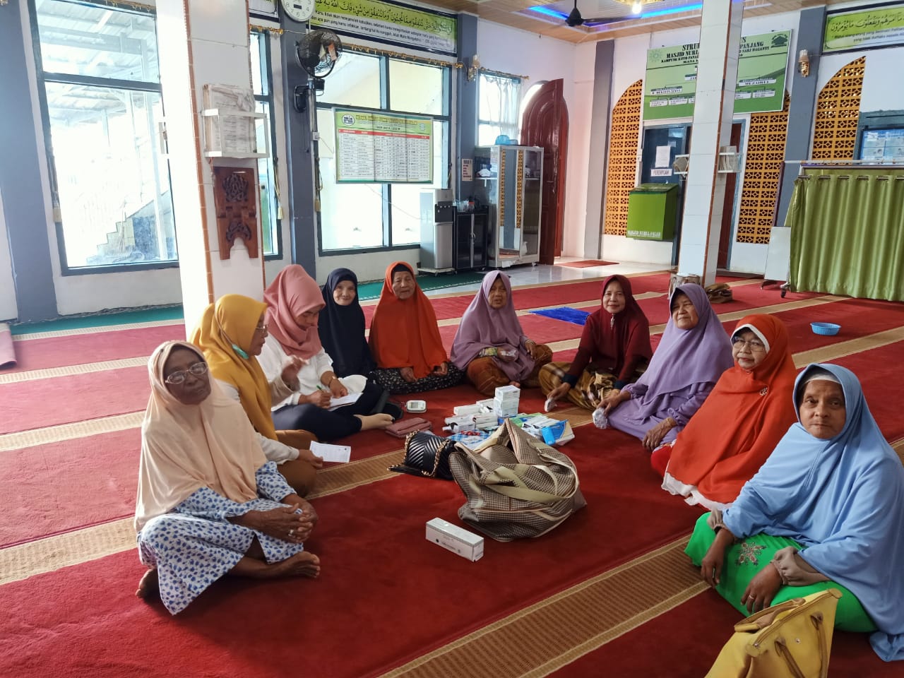 Pelayanan Di Posyandu Lansia Kt.Panai Puskesmas Air Haji,   15 November  2022