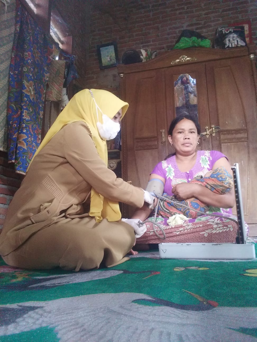 Puskesmas Air Haji Selasa 15 November 2022 Kunjungan rumah ibu nifas di daerah binaan Poskesri Koto 