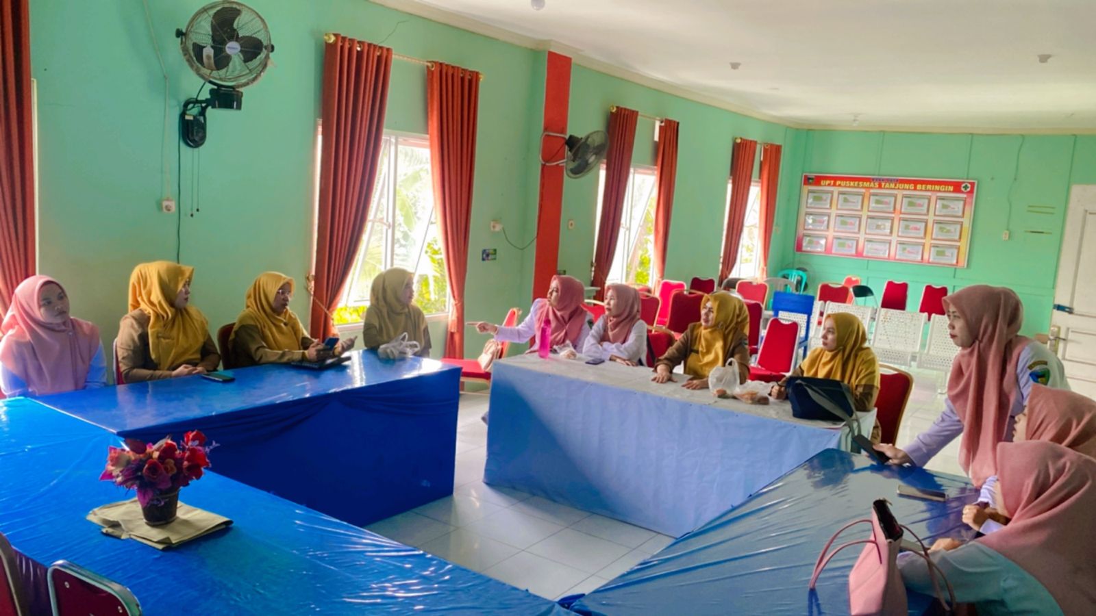 Lunang, Puskesmas Tj. Beringin 14 November 2022  Pertemuan Perencanaan Kegiatan Perayaan HKN Tahun 2