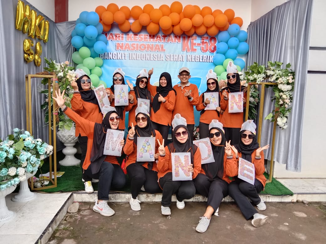 Puskesmas Pasar Kuok.. Dalam rangka memeriahkan  HKN( hari kesehatan Nasional) yang ke 58 