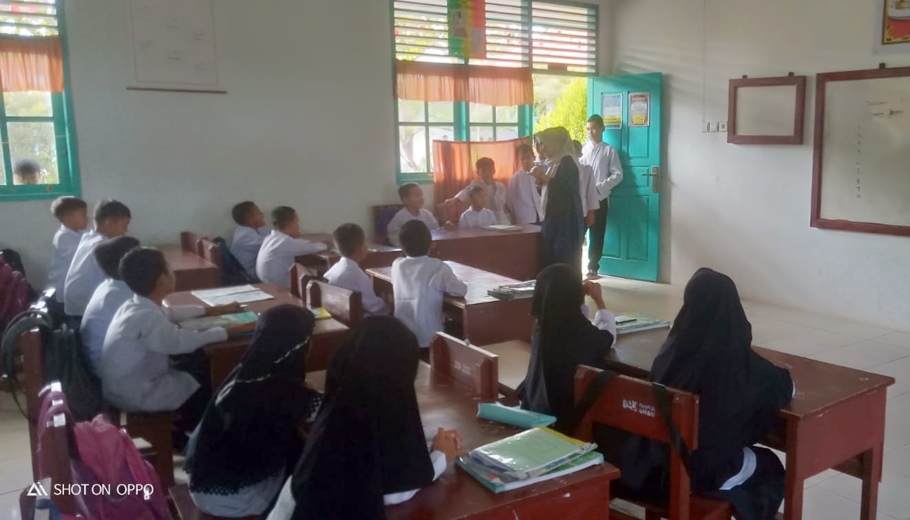 Puskesmas Air Haji Tgl 18 November 2022 laksanakan Kegiatan CTPS di sekolah