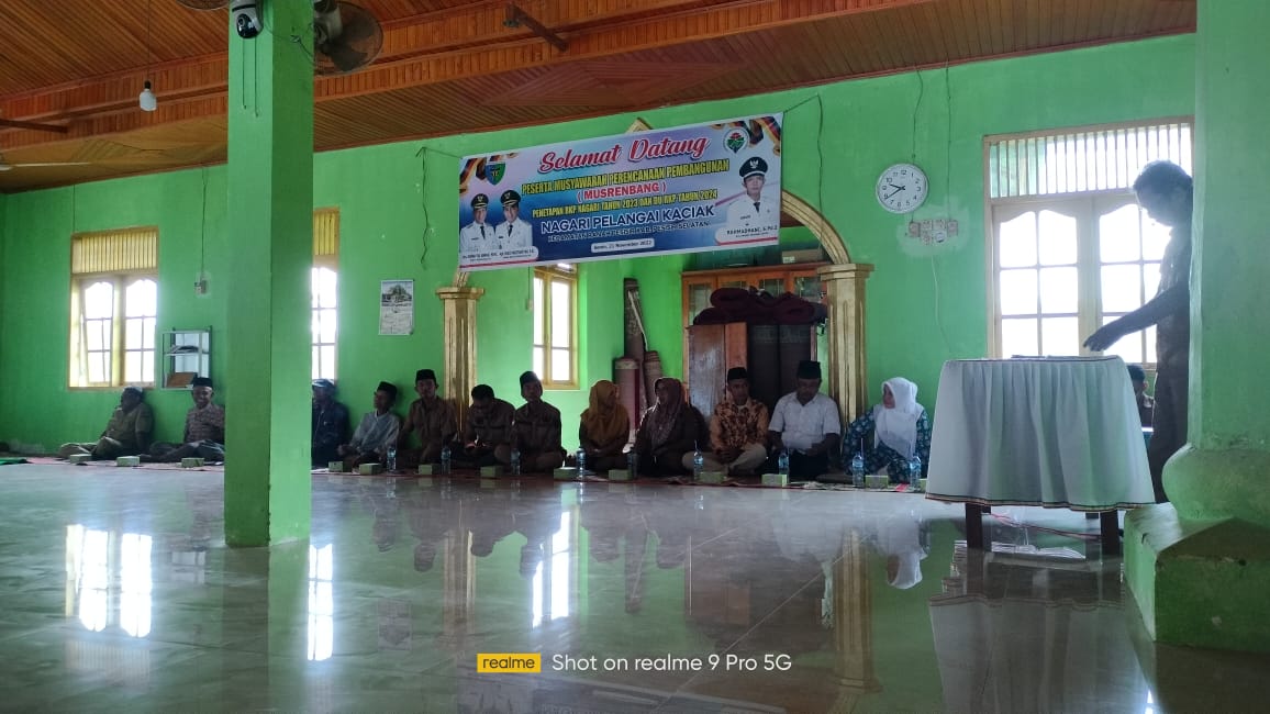 MUSRENBANG ( Musyawarah Perencanaan Pembangunan ) di Nagari Pelangai Kaciak Wilayah  Puskesmas Balai