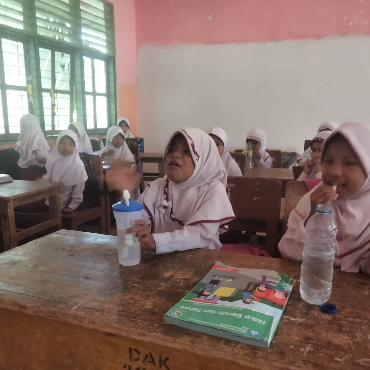 Pelaksanaan Mengkonsumsi Obat Cacing Pada Anak Sekolah di UPTD Puskesmas Airpura
