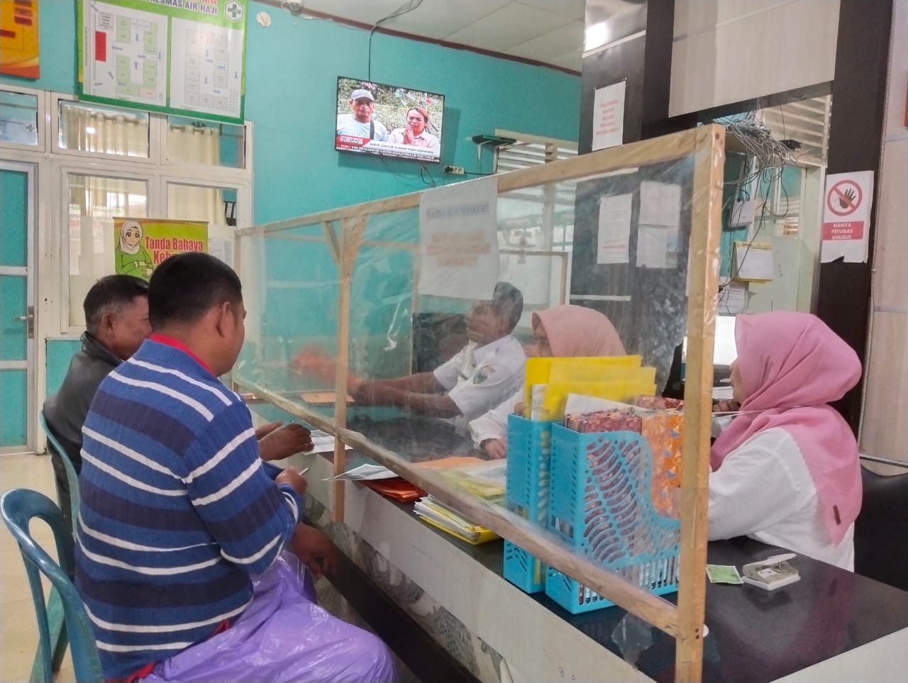 Puskesmas Air Haji melakukan pelayanan mulai dari Rekam Medis , 