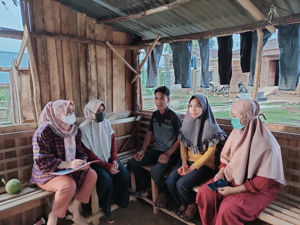Puskesmas Air haji lakukan Pendampingan Calon Pengantin (Catin) di Pustu koto gadang, 25 November 20