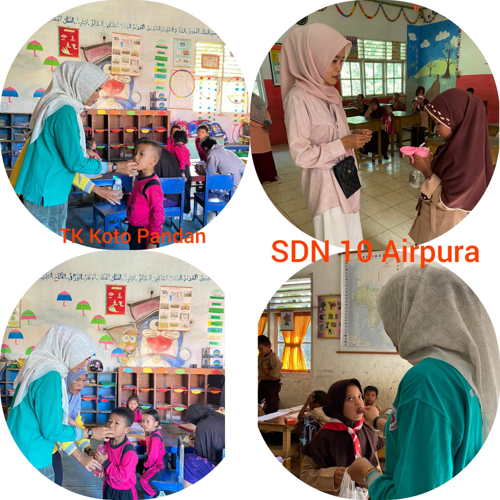 Pelaksanaan Mengkonsumsi  Cacing Pada Anak Sekolah di UPTD Puskesmas Airpura