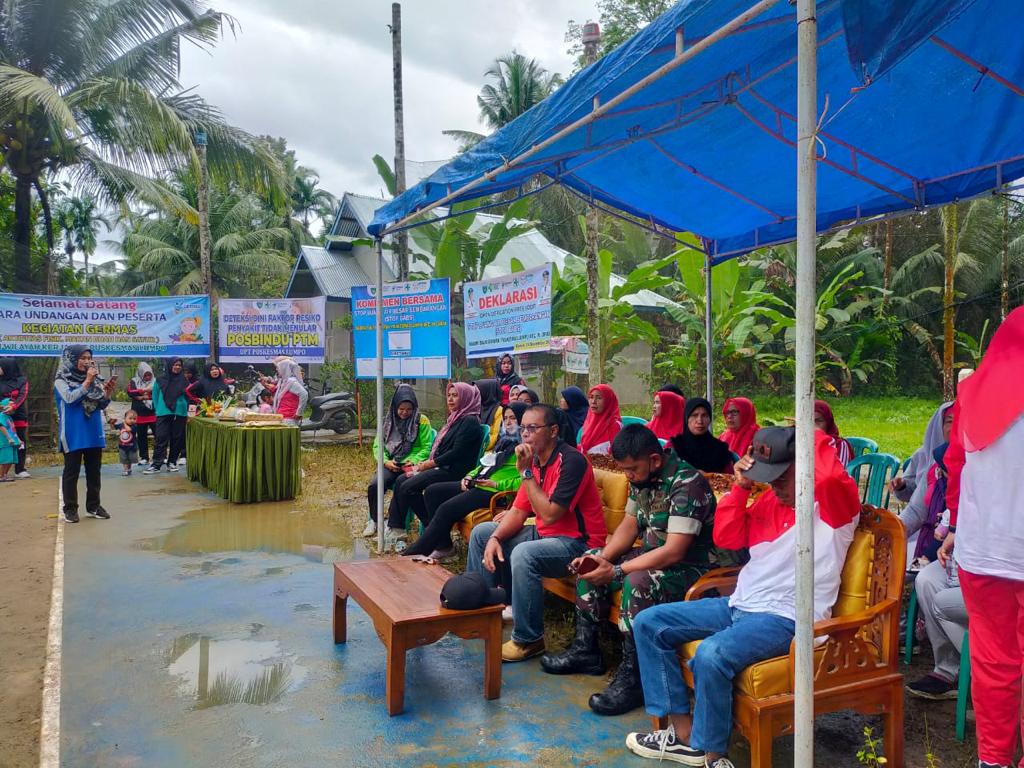 KEGIATAN  GERMAS (GERAKAN MASYARAKAT HIDUP SEHAT) UPT PUSKESMAS LUMPO 