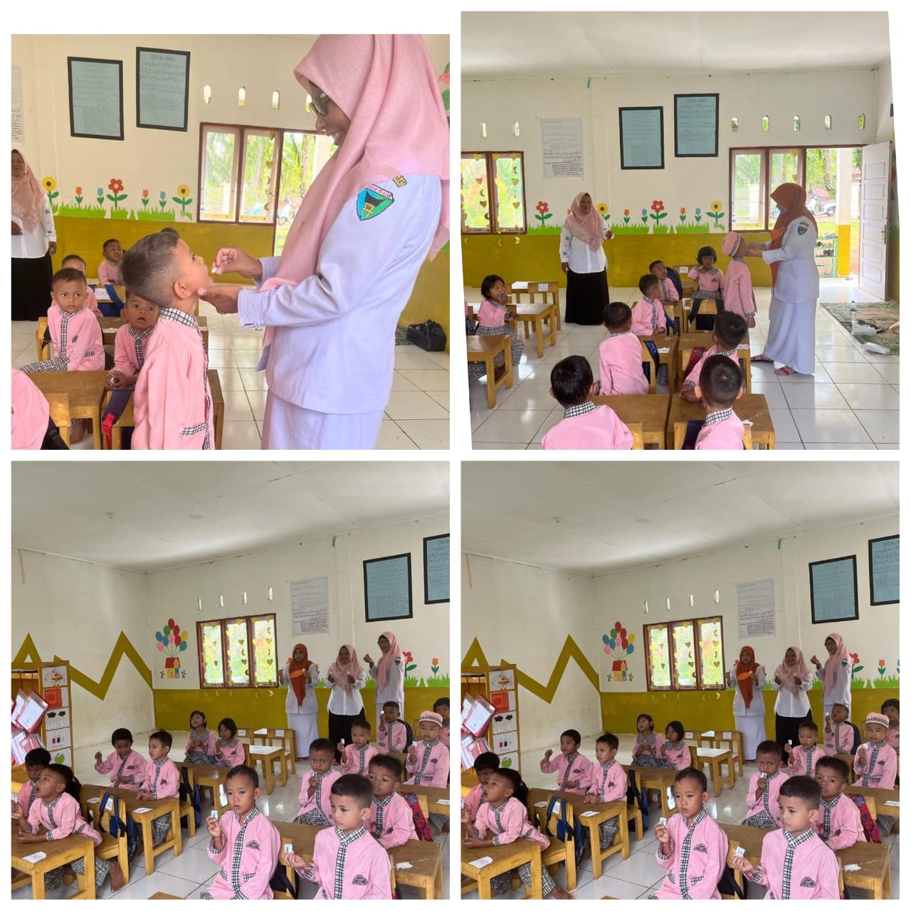 Pelaksanaan Mengkonsumsi  Cacing Pada Anak Sekolah di UPTD Puskesmas Airpura