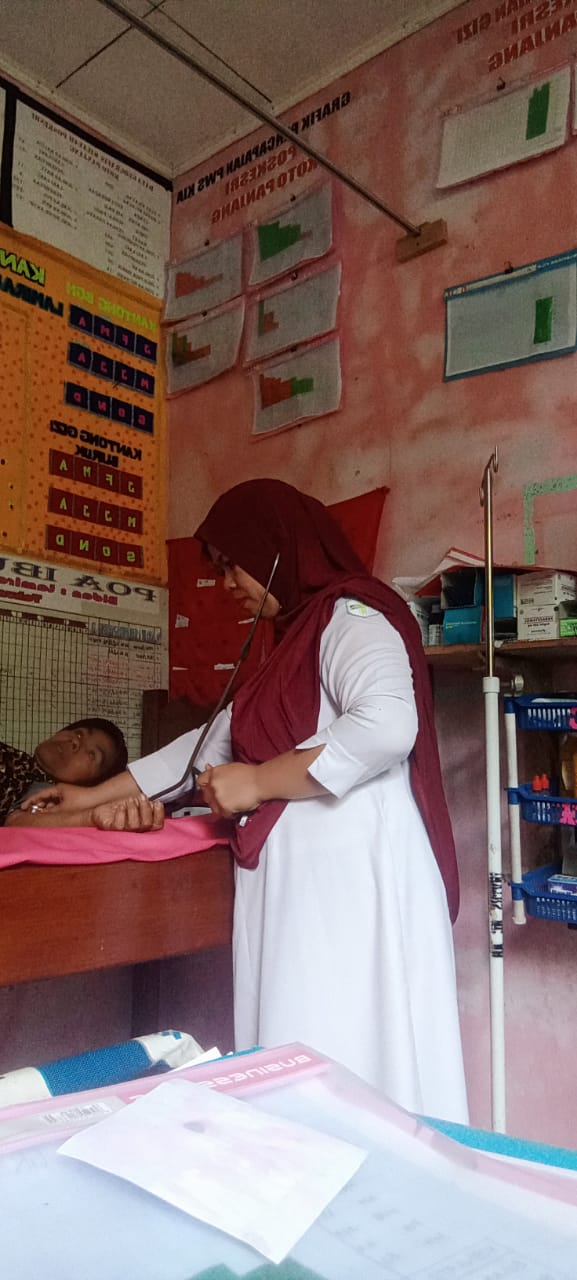 Puskesmas Air haji Poskesri koto panjang Nagari punggasan timur tgl 28 November 2022  Kegiatan : Pel