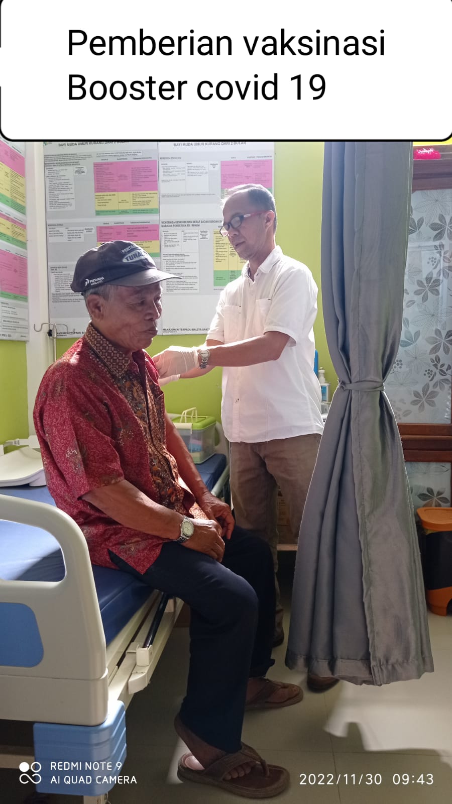 Pelayanan Vaksinasi Covid 19 di Poli imunisasi Puskesmas Balai Selasa