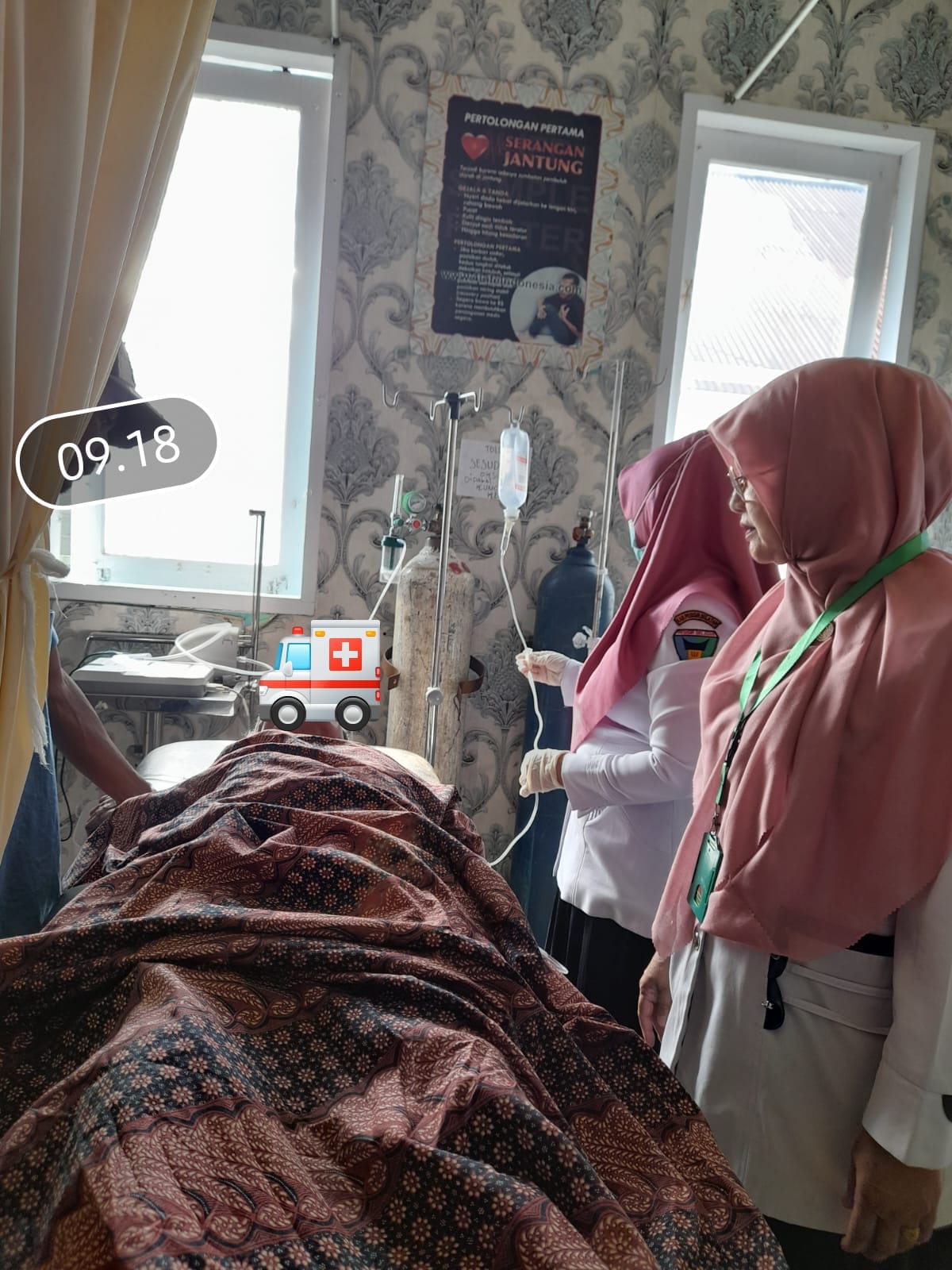 Pelayanan pasien UGD Puskesmas Air Haji 