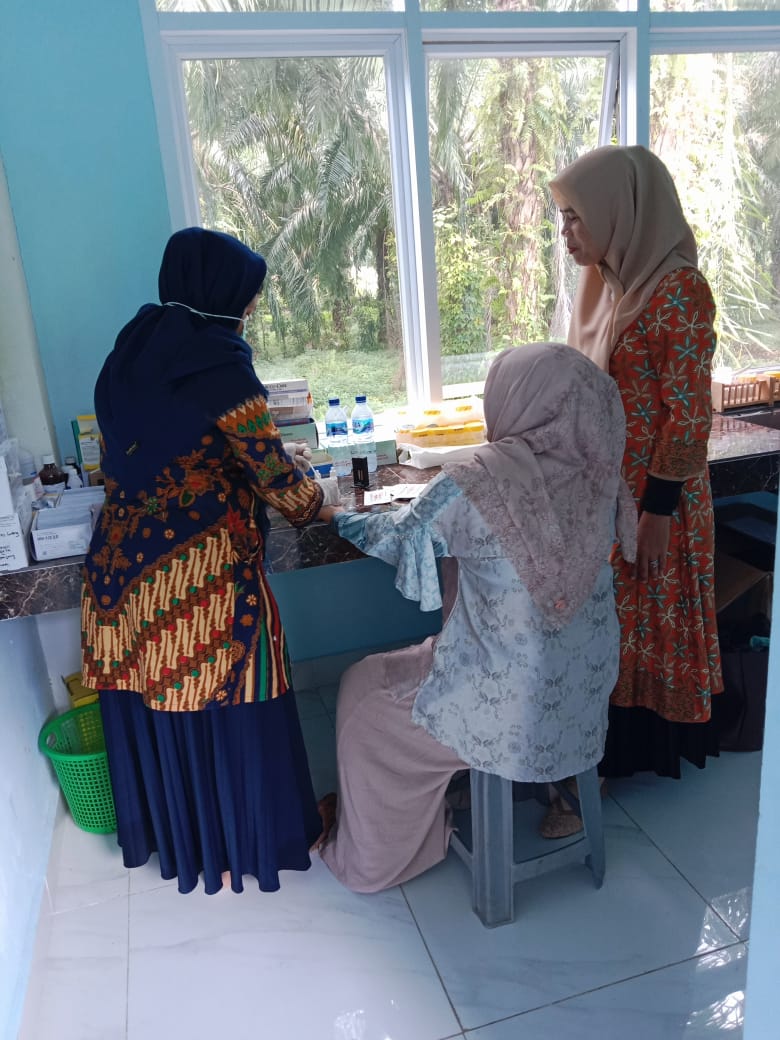 Pelaksanaan Deteksi Dini Triple Eliminasi ( HIV, HBsAg, Shypilis ) pada Ibu Hamil*Pusk Kayu Gadang