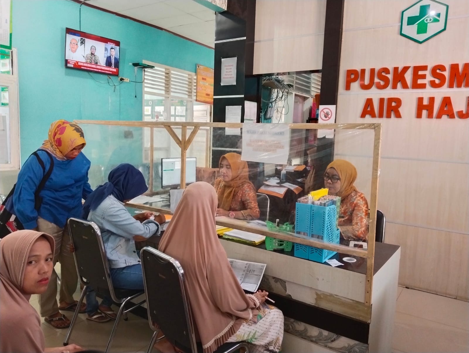 Puskesmas Air Haji melakukan pelayanan mulai dari Rekam Medis 
