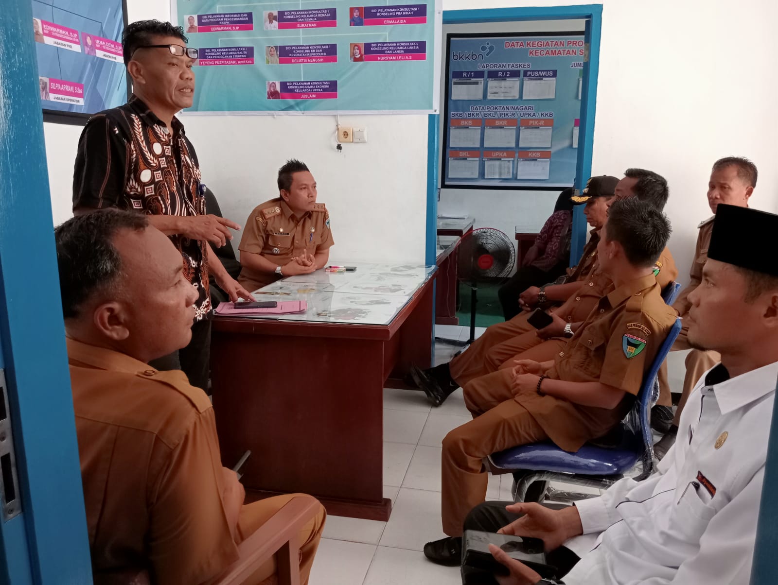 PUSKESMAS KAYU GADANG  IKUTI PERTEMUAN PENANGANAN STUNTING DI KECAMATAN SUTERA