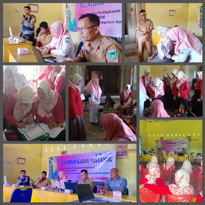 Puskesmas Tanjung Makmur   menjadi Pemateri dan narasumber pada Pelatihan Kader Posyandu di Nagari A