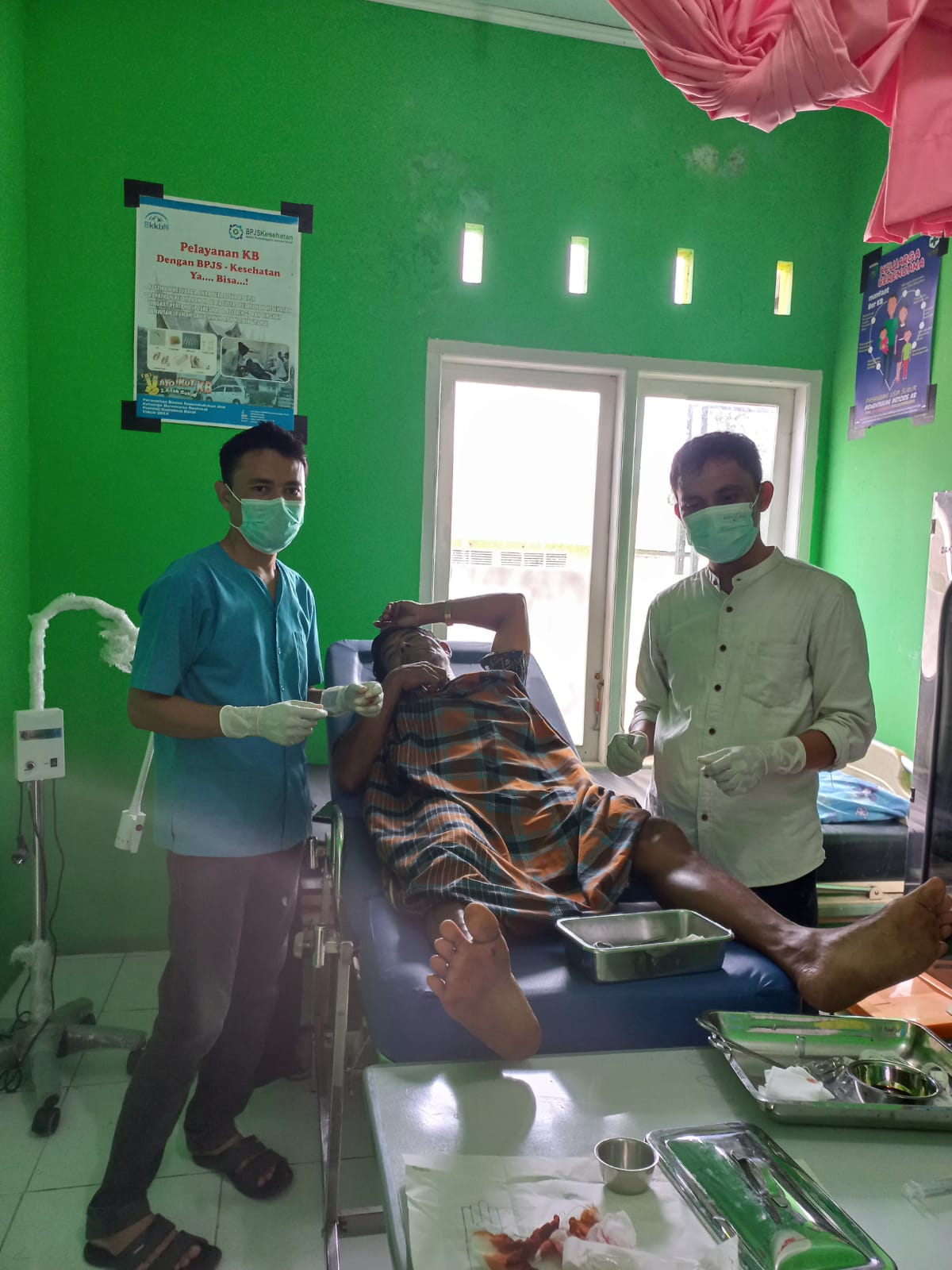 Pelayanan KB Vasektomi di UPT Puskesmas Balai Selasa 