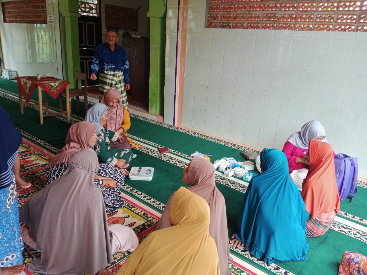 Pelayanan Di Posyandu Lansia Puskesmas Air Haji  , Nagari Sungai Sirah, jumat 9 Desember 2022