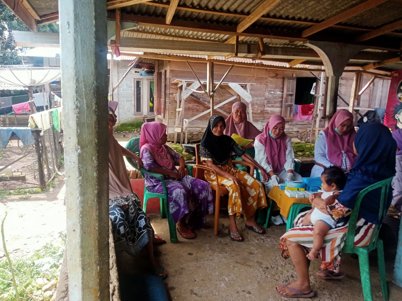 Pelayanan Di Posyandu Lansia Puskesmas Air Haji  , Bukit Silapu Rabu 14 Desember  2022