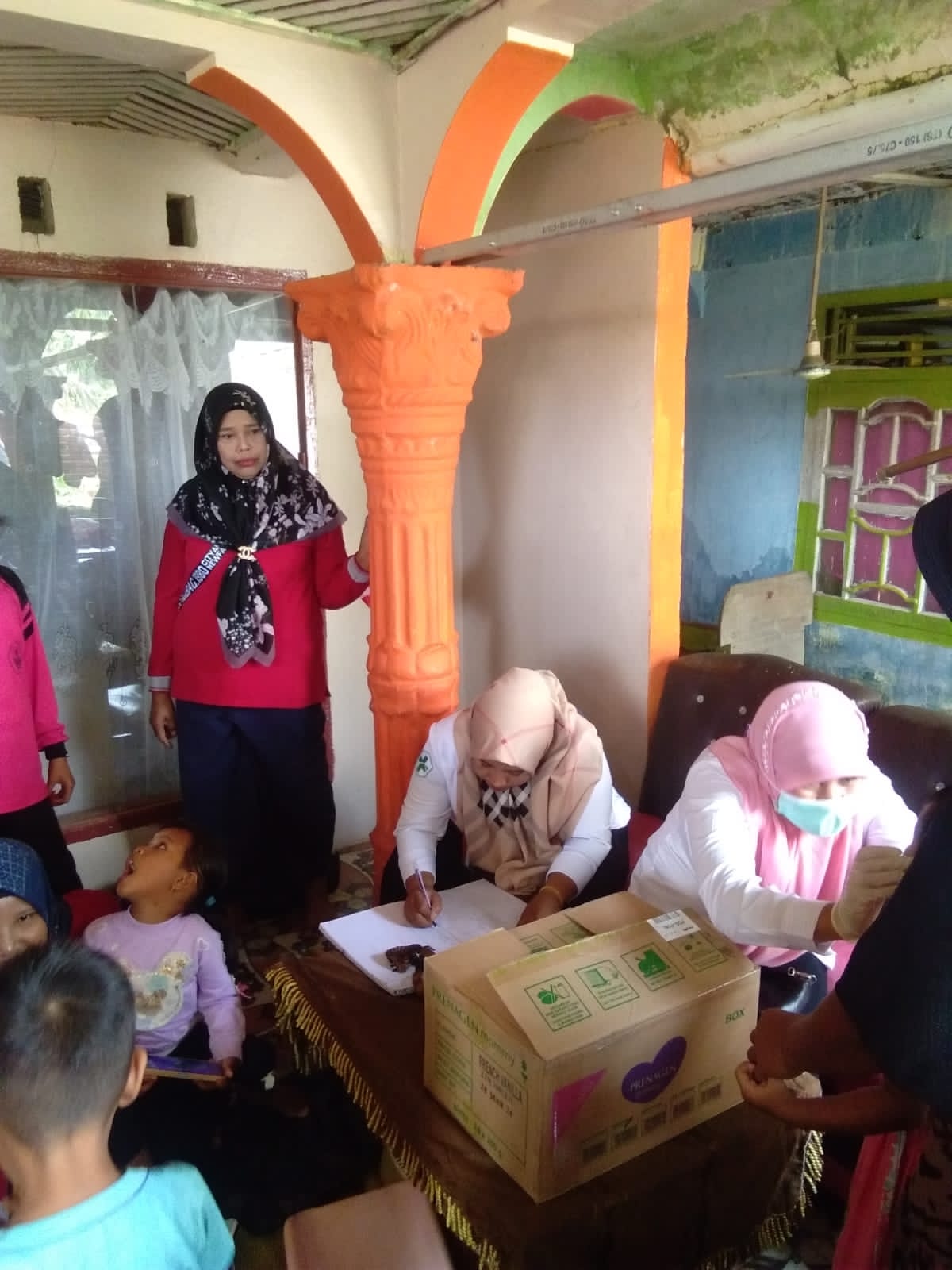 Puskesmas Air Haji  \"Kegiatan Usaha Kesehatan Gigi Masyarakat (UKGMD) Di posyandu merpati 2 Balik g