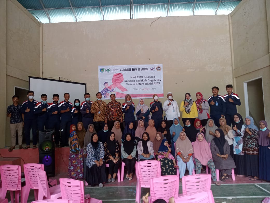 Sosialisasi Hiv/ Aids di wilayah kerja puskesmas asam kumbang, di nagari muara air, kec IV nagari ba