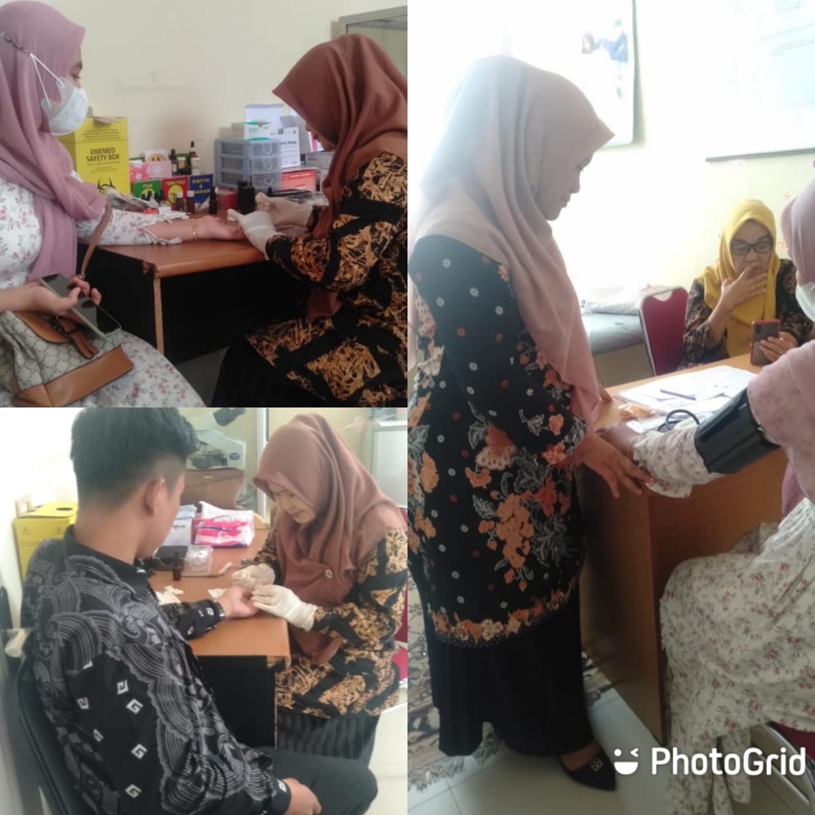  Pemeriksaan kesehatan pada calon pengantin di UPT puskesmas kambang.