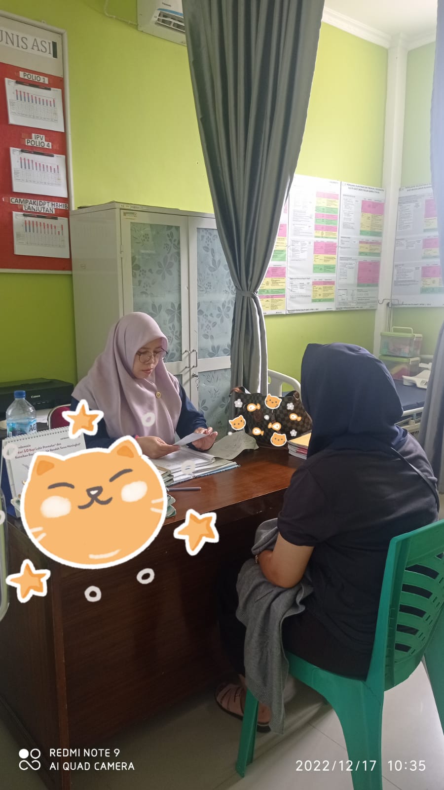 Balai Selasa, 17-12-2022  Pelayanan imunisasi Tetanus  Difteri( Td) Pada Catin ( calon Pengantin) di
