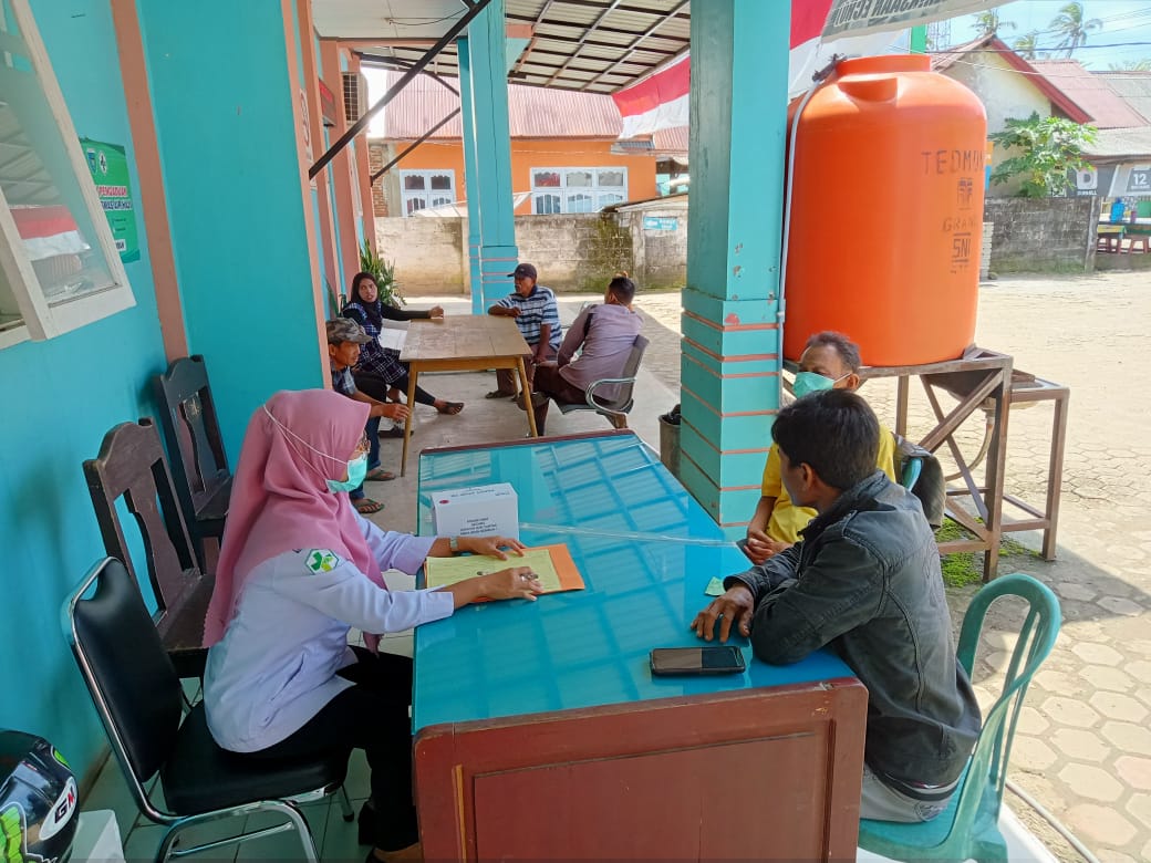 Puskesmas air haji  Senin, tgl 19-12-2022 Pelayanan di ruangan  TB paru.