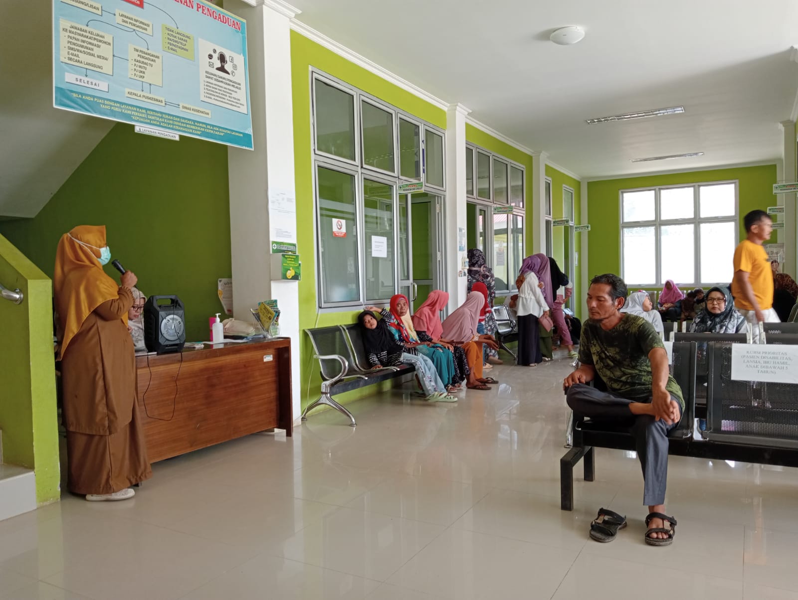 PENYULUHAN DALAM GEDUNG PUSKESMAS DALAM RANGKA MENDUKUNG INOVASI PASAN MANDE  BALAISELASA, 