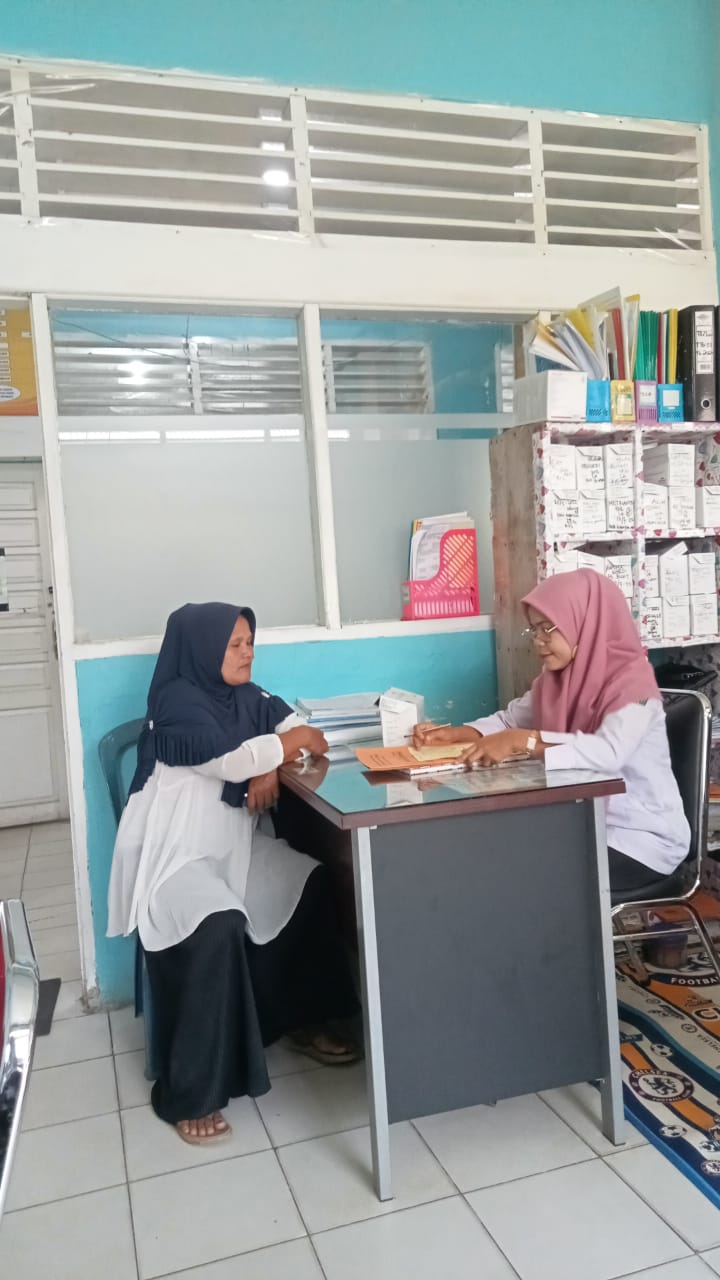 Puskesmas air haji  Selasa, tgl 20-12-2022 Pelayanan di ruangan  TB paru.