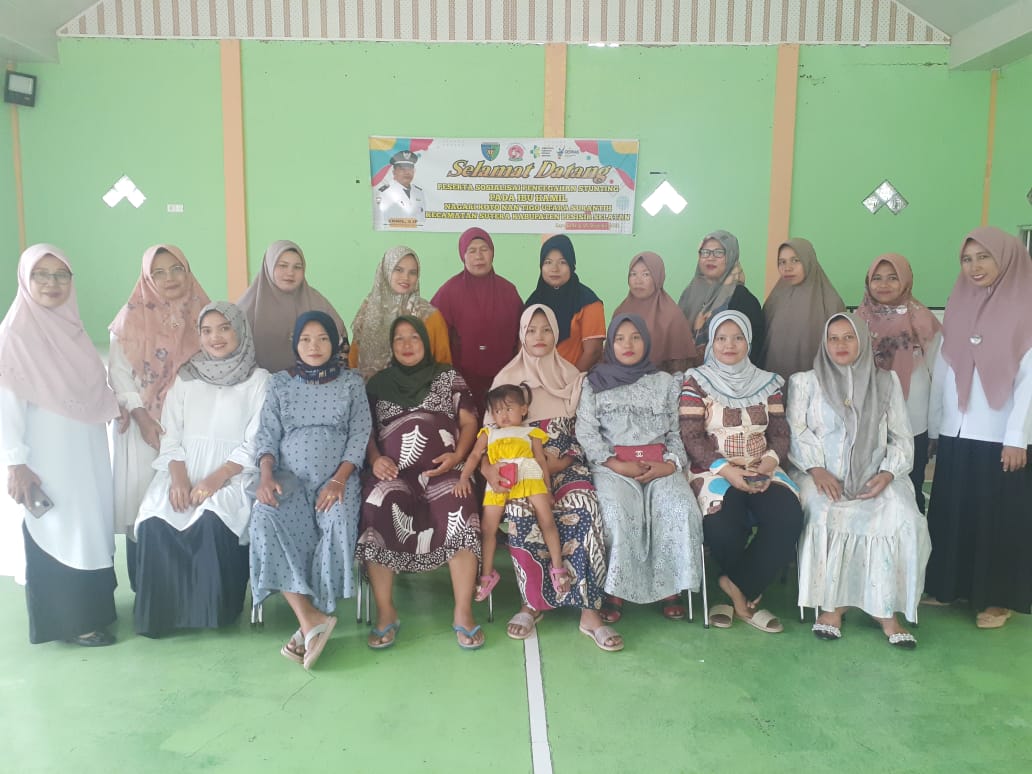PUSK. KY. GADANG SOSIALISASI KEPADA IBU HAMIL DALAM RANGKA PENCEGAHAN STUNTING  MELALUI PASAN MANDE 