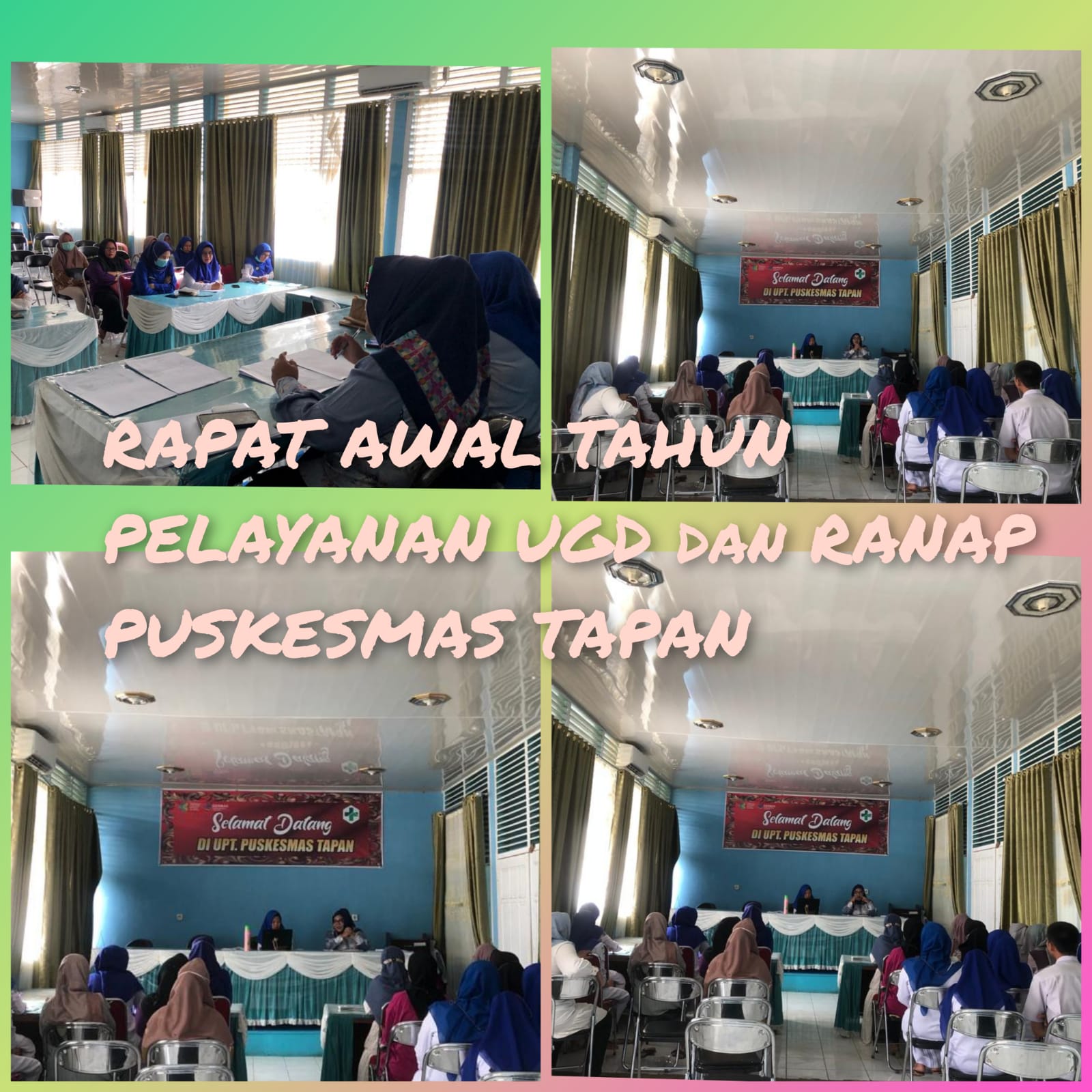 Rapat Internal Awal Tahun Pelayanan UGD dan RANAP Puskesmas Tapan