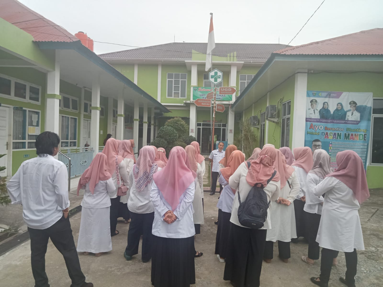 PELAKSANAN APEL PAGI PUSKESMAS PASAR BARU  Rabu, 04 Januari 2023